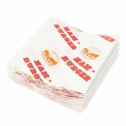 TOREBKA PAPIEROWA +PE HAMBURGER 12,5x14cm a200szt