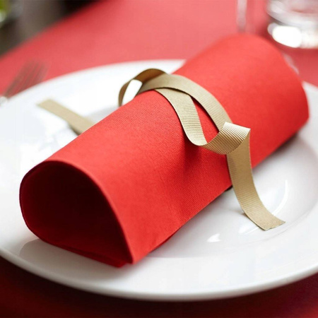 SERWETKI GASTRONOMICZNE CZERWIEŃ 17x17cm a400szt