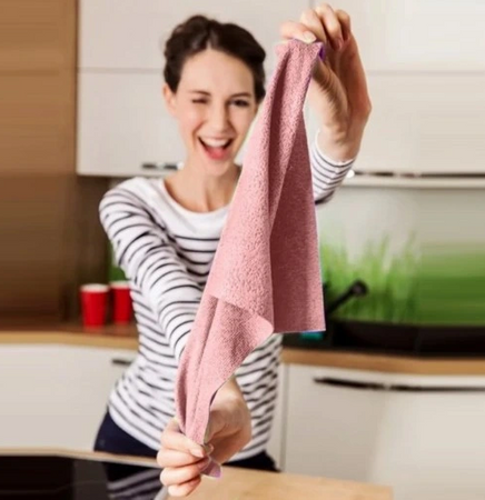 ZESTAW VILEDA ZMYWAKI KUCHENNE 9+1 + ŚCIERKA ACTIFIBRE SOFT