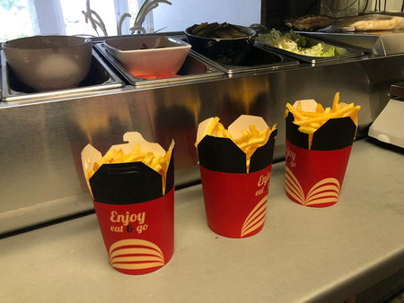 KEBAB BOX PAPIEROWY 450ml EAT&GO 50 SZTUK