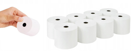 ROLKI TERMICZNE DO KASY 57mm x 60M 6SZT