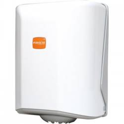 DOZOWNIK PODAJNIK BIAŁY DO RĘCZNIKÓW PAPIEROWYCH W ROLI MAXI