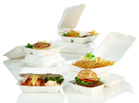 MENU BOX OPAKOWANIE OBIADOWE Z TRZCINY 2 DZIELNE 230X205X70 1200ML A50