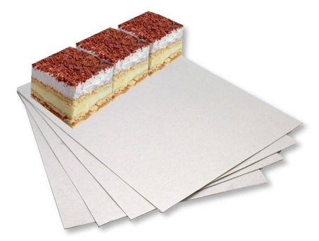PODKŁAD CUKIERNICZY PŁASKI PAPIEROWY 14x20cm a250szt