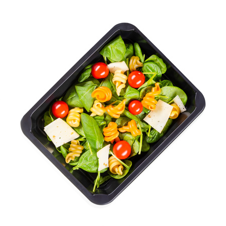 POJEMNIKI CZARNE DO ZGRZEWU NIEDZIELONE 650ML 187/137/36 640SZT