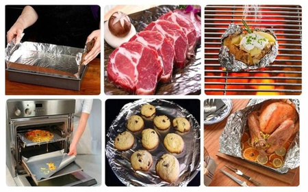 FOLIA ALUMINIOWA Z NOŻYKIEM SZEROKOŚĆ 29CM WAGA 0,9 KG