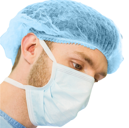 CZEPKI KLIP NIEBIESKIE 100SZT