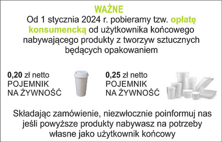 Pojemnik garmażeryjny PP okrągły 750ml a50szt
