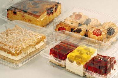 POJEMNIK PET NA CIASTO 22x12x7,5cm a50szt