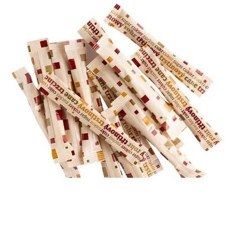 CUKIER trzcinowy w saszetkach paluszkach 1000 szt