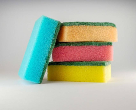 ZMYWAKI KUCHENNE GĄBKI DO MYCIA NACZYŃ MAXI 5szt