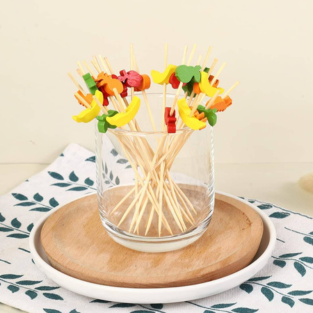 WYKAŁACZKI BANKIETOWE OWOCE 12CM 100SZT