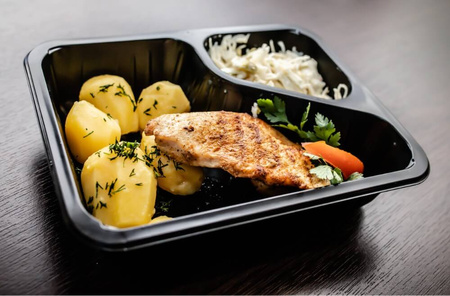 POJEMNIK CATERINGOWY DO ZGRZEWU COLT 227x178x30MM 550ML 50SZT