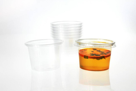 POJEMNIKI + wieczko 125ml sos dip pojemnik a100szt WYSOKI