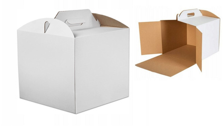 OPAKOWANIE NA TORT / CIASTO EKO 32X32X28 1 SZT