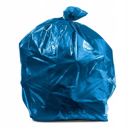 WORKI NA ŚMIECI NIEBIESKIE 35L a50szt