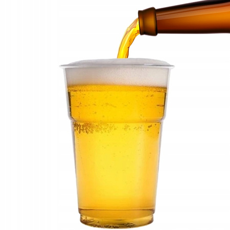 KUBEK KUFEL PLASTIKOWY DO PIWA 300ML 50SZT Z OPŁATĄ SUP