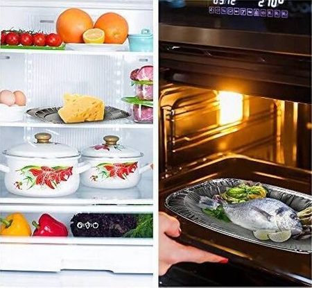 TACA PATERA ALUMINIOWA OWALNA ŚREDNIA 25SZT