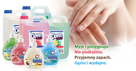 MYDŁO W PŁYNIE CLOVIN KWIATOWE ANTYBAKTERYJNE 500ML