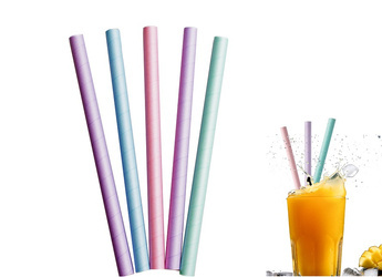 SŁOMKA PAPIEROWA BUBBLE TEA KOLOR 200SZT