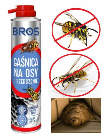 BROS GAŚNICA NA OSY I SZERSZENIE 600ml