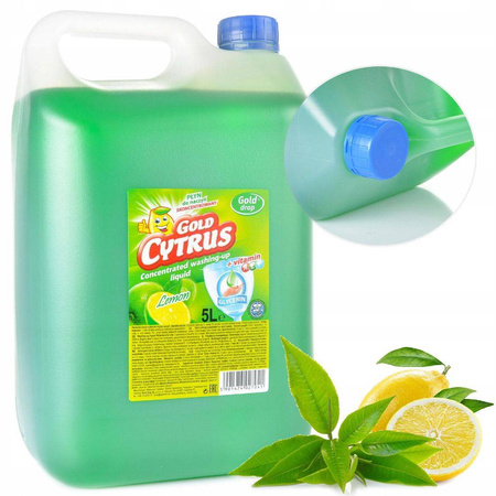 PŁYN DO NACZYŃ GOLD DROP CYTRYNA 5L