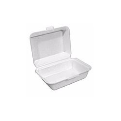 POJEMNIK OBIADOWY STYROPIANOWY NIEDZIELONY 190x150x35MM a125szt