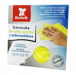 ŚCIERECZKA DO SZYB I LUSTER Z MIKROWŁÓKNA KUCHCIK a1szt