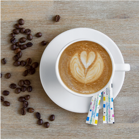 CUKIER biały w saszetkach paluszkach 1000 szt