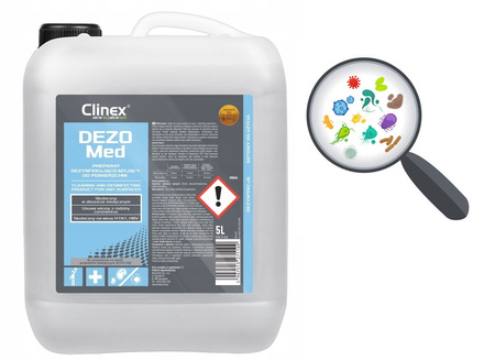 CLINEX DEZOMED DEZYNFEKCJA POMIESZCZEŃ 5L