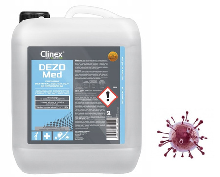 CLINEX DEZOMED DEZYNFEKCJA POMIESZCZEŃ 5L