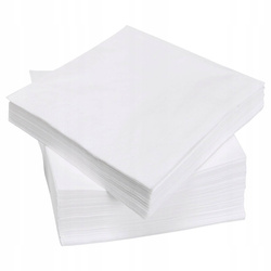 Serwetki gastronomiczne BIAŁE 500szt 15x15cm