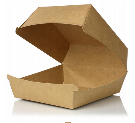 PUDEŁKO HAMBURGER EKO KRAFT 115x115x75mm a100szt