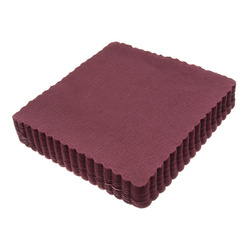 SERWETKI ZĄBKOWANE GASTRONOMICZNE BORDO 15x15 cm 120 SZT