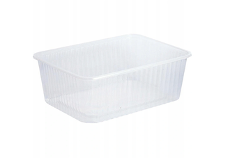 POJEMNIK OBIADOWY CATERINGOWY DO ZGRZEWU 227x178x80mm, 2300ml, NIEDZIELONY, 320 sztuk