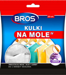 Bros Lawendowe KULKI NA MOLE UBRANIOWE ODZIEŻOWE