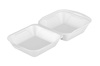 OPAKOWANIE STYROPIANOWE BIAŁE HAMBURGER 13x13CM a125szt