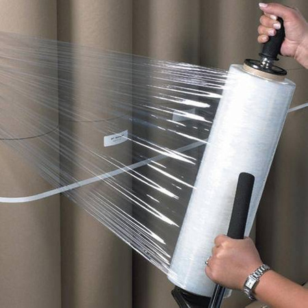 FOLIA STRETCH STRECZ TRANSPARENT ROLKA 2,5KG mocna