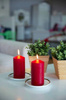 ŚWIECE pieńkowe WOTYWNE CZERWONE ŚWIECZKI x4