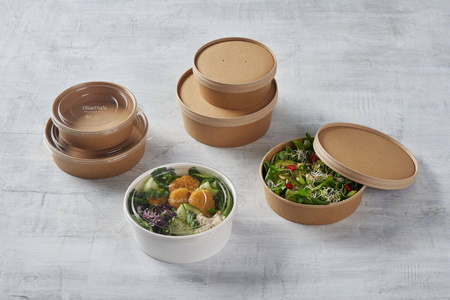 MISKA KRAFT 750ML 50SZT+ WIECZKO KRAFT 50SZT