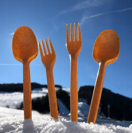 ŁYŻKA WIELORAZOWA WPC BRĄZOWA a100szt