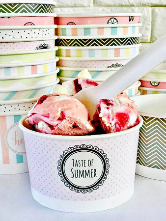 MISKA PAPIEROWA NA LODY PASTELLE 350ml a30szt