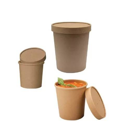 ZESTAW MISKA 473ML 50SZT + WIECZKO 2x25SZT KRAFT 