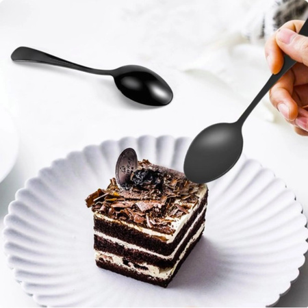 ŁYŻECZKI CZARNE WIELORAZOWE MOCNE 50SZT