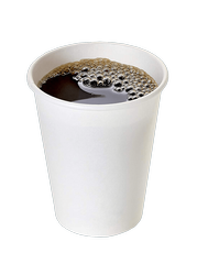 KUBEK PAPIEROWY EKO DO KAWY BIAŁY 250ml a50szt