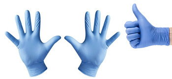 Rękawice nitrylowe nitrylex blue S 100 szt