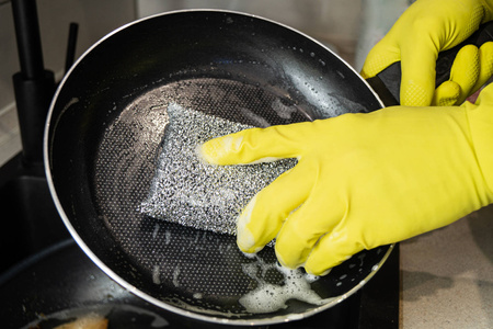 ZMYWAK DO TEFLONU GĄBKA DO NACZYŃ MYJKA KUCHENNA