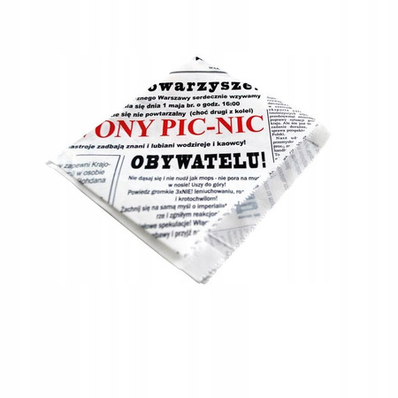 TOREBKA PAPIEROWA + PE KEBAB GAZETA 16x17cm 250szt