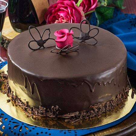 PODKŁAD POD TORT OKRĄGŁY GŁADKI ZŁOTO-CZARNY fi28cm a1szt