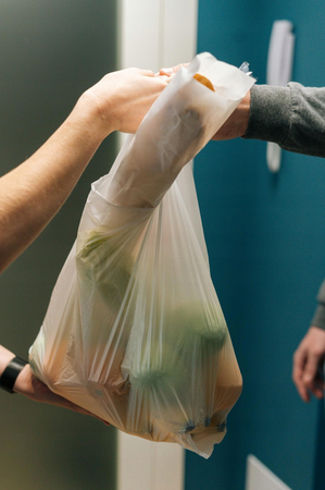 REKLAMÓWKI BIAŁE 30x55 CM 100SZT 13 MIKRONÓW SUPER MOCNE